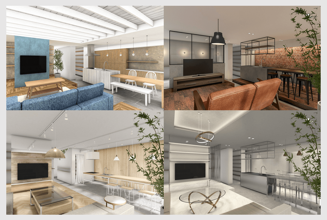 リノベーションのCGパース