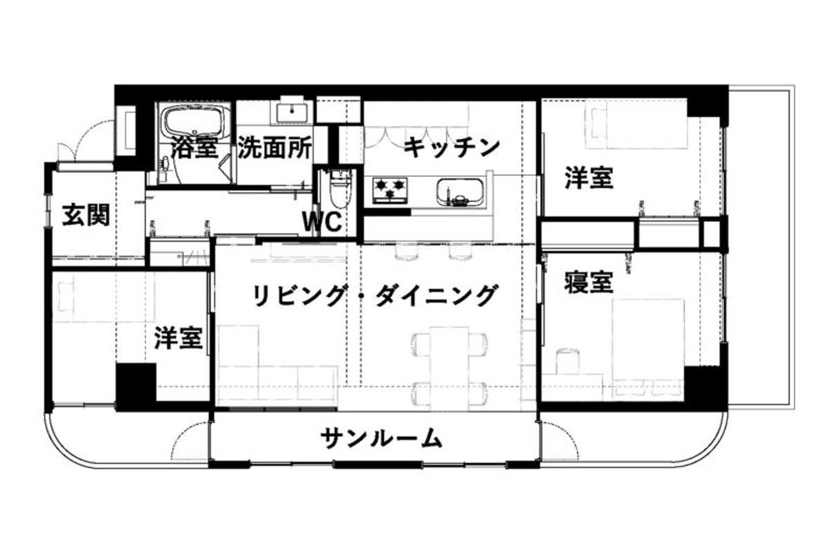 ３LDK  リノベーション　実例