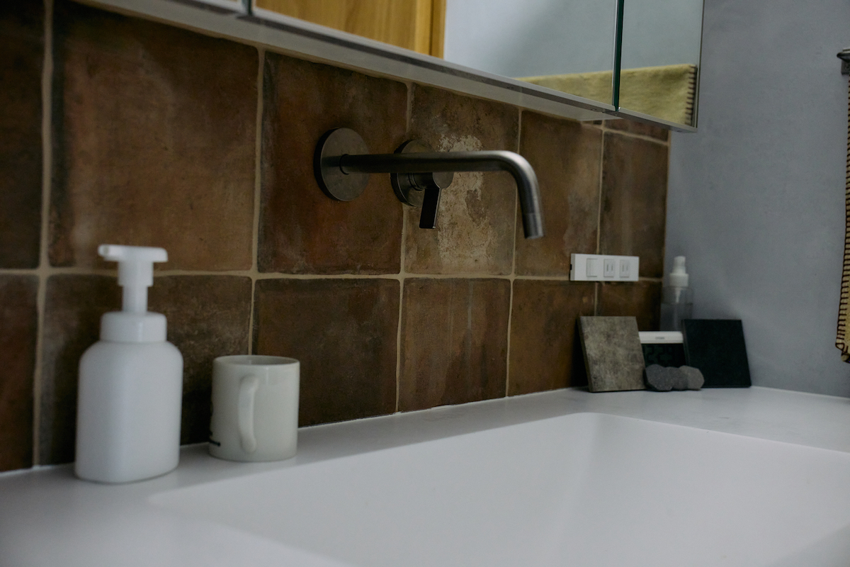 リノベーション　洗面台