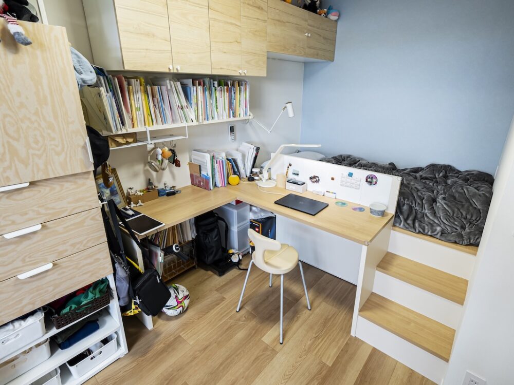 子ども部屋ができたら、家族の暮らしまで整った部分リノベ【堺市】